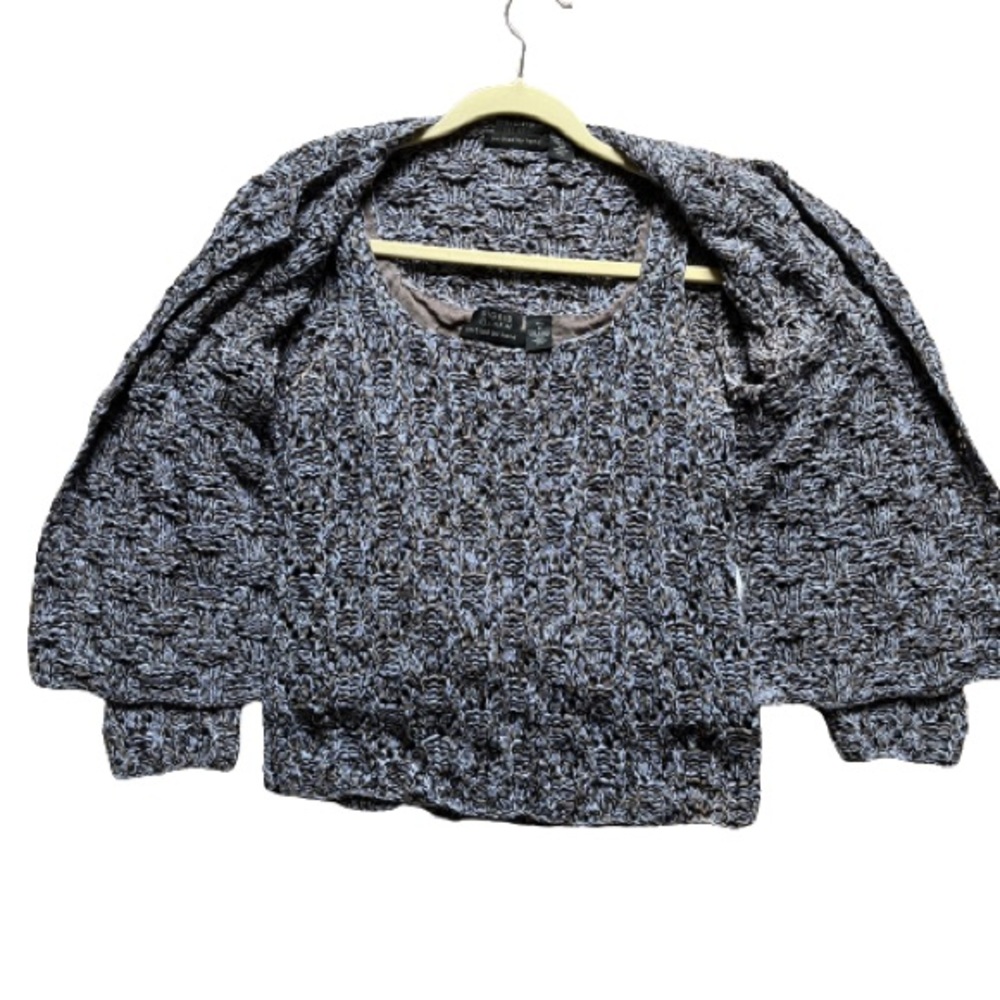 Sigrid Olsen Hand Knit Sweater Set - Cardigan and Matching Shell | Size Petite M